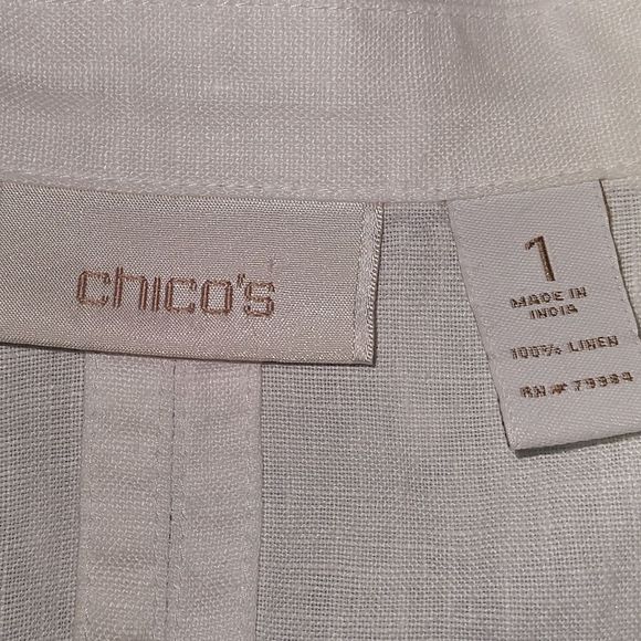 Chico's Linen jacket - Picture 3 of 4